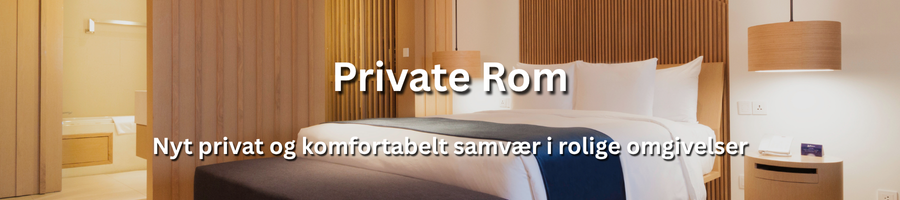 Koselig og diskret privatrom designet for komfort og avslapning